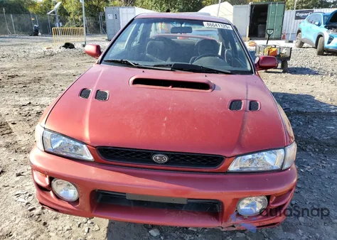 2000 Subaru Impreza Rs из США, поврежденный, VIN JF1GC6751YH505476